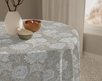William Morris Chrysantheme Tischdecke: Baumwolle Leinen Esszimmer Dekor