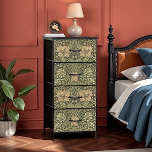 slim fit dress slacks Richmond Ridged Wide 6 Drawer Dresser, Matte Sage Green