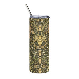 William Morris Honeysuckle Floral Edelstahlbecher | 20oz Reisebecher Bild 4