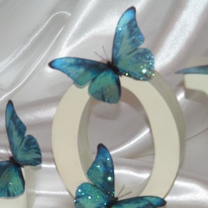 8 Beautiful 3D Exotic Lilac Lavender Wedding Butterflies Butterfly Decorations Butterfly Table Decorations wedding Gifts 3.5 Inches each