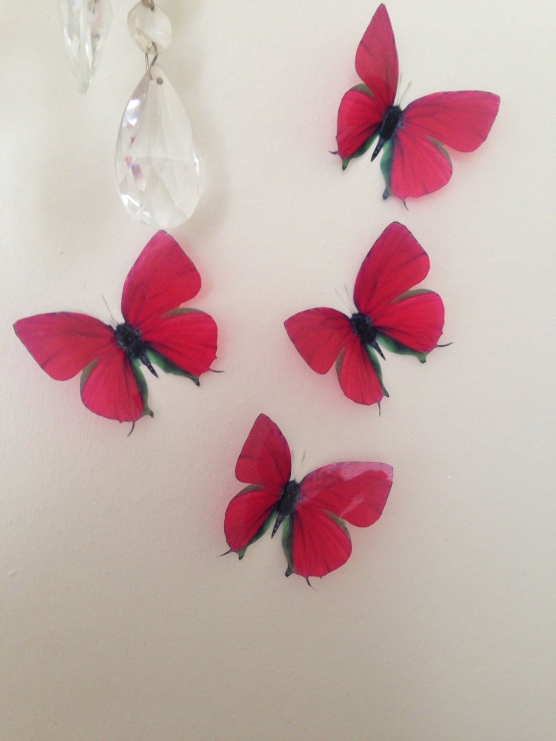 4Luxury Amazing in Flight Deep Red Wall Decal Picture Frame Etsy