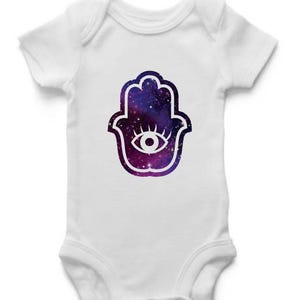Hamsa baby onesie