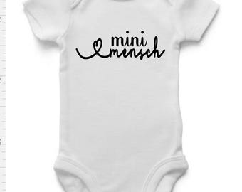 Mini Mensch Yiddish Baby Onesie Bodysuit Gift