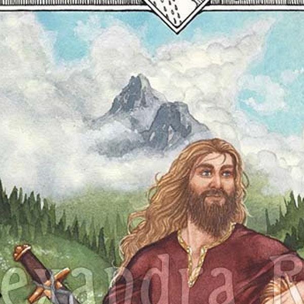 Freyr - Germanic God Art Print