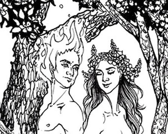 Wheel of the Year - Beltane Art Print