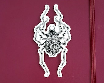 Knotwork Spider Sticker