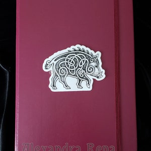 Knotwork Boar Sticker image 3