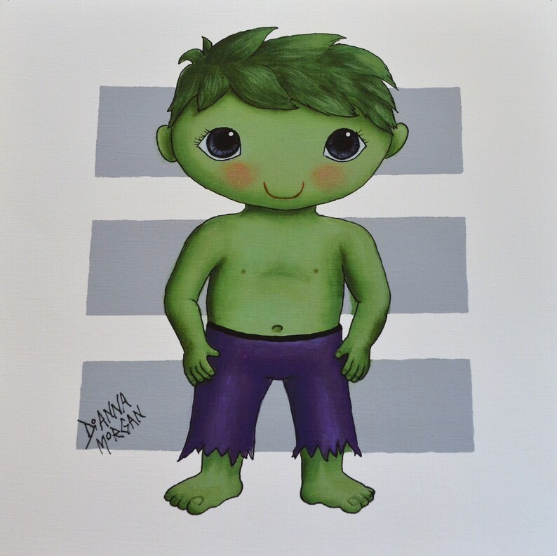 Download Baby Hulk Cartoon Drawing