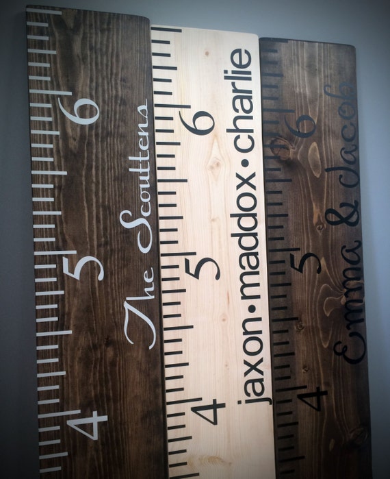 Etsy Personalized Growth Chart