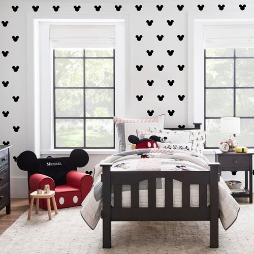 Mickey Mouse Hole Wall Decal /vinyl Decal/kids Room/ Etsy