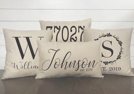 Personalized Pillow Custom Throw Pillows Design Your Own Etsy