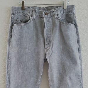 Jeans Levis Vintage 501 34x30 Feito nos EUA Jeans Cinza