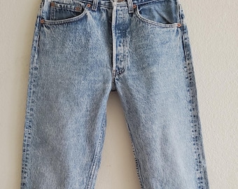 Vintage 501 Levis Jeans 31x34 Stonewash Jeans Made in USA