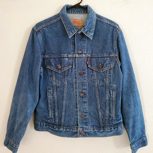 Vintage Levis Jacke Blaue Jeansjacke Made in USA