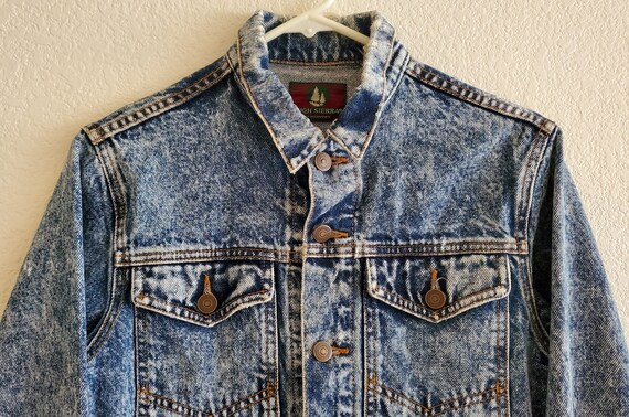 Vintage Denim Jeans Jacket High Sierra by Mervyns… - image 3