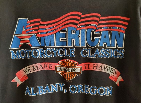Vintage Harley Davidson Shirt American Motorcycle… - image 8