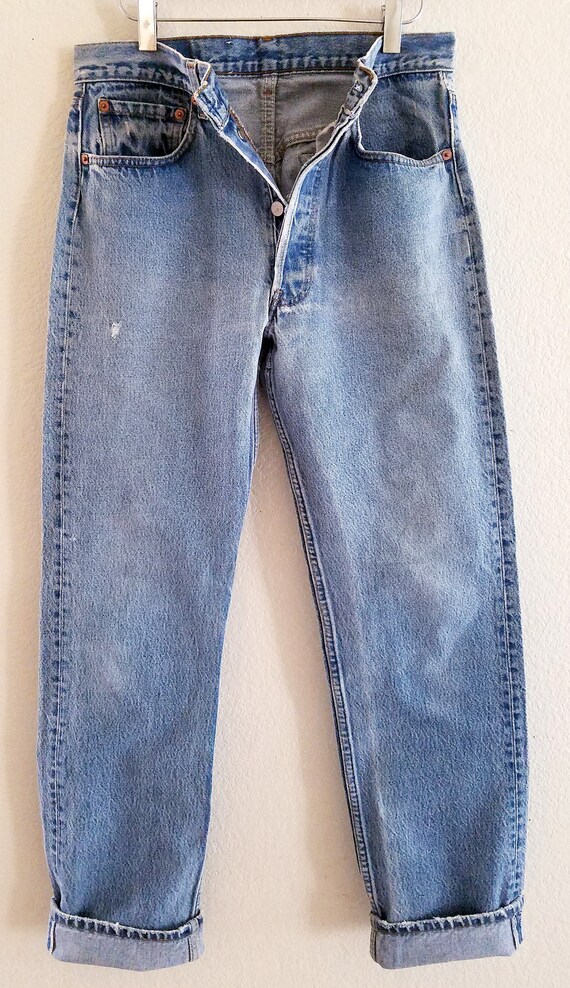 Vintage 501xx Levis Jeans 32x36 Made in USA Faded