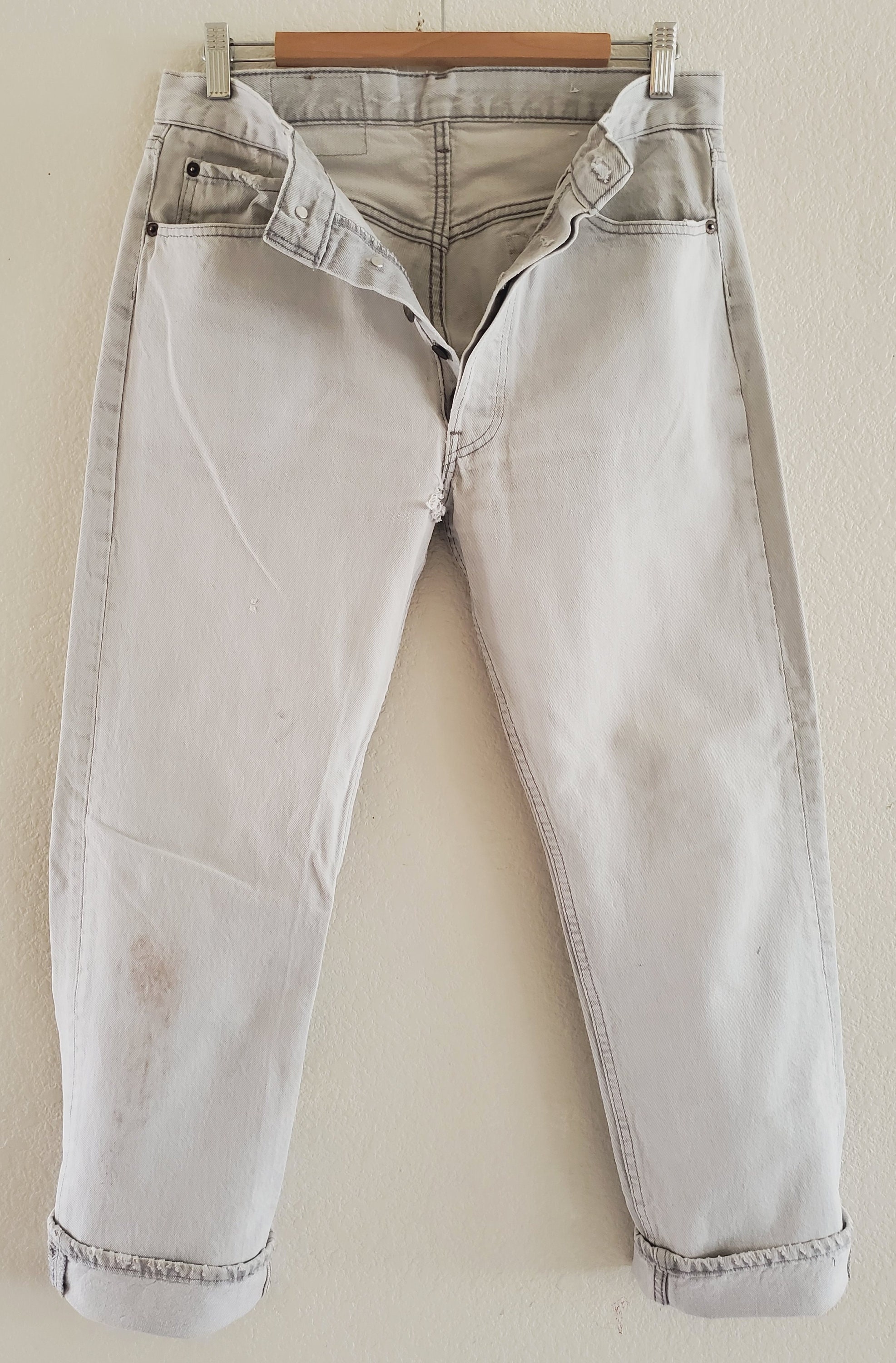 Vintage 501 Levis Jeans 34x30 Light 
