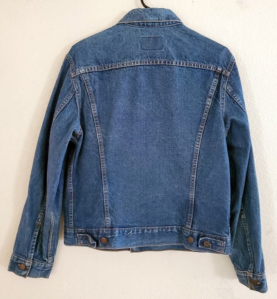 Vintage Levis Jacket Blue Denim Jean Jacket Made … - image 6