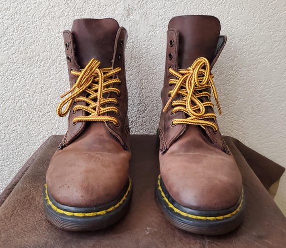 Vintage Doc Martens Brown Dr. Martens Boots Made in England 