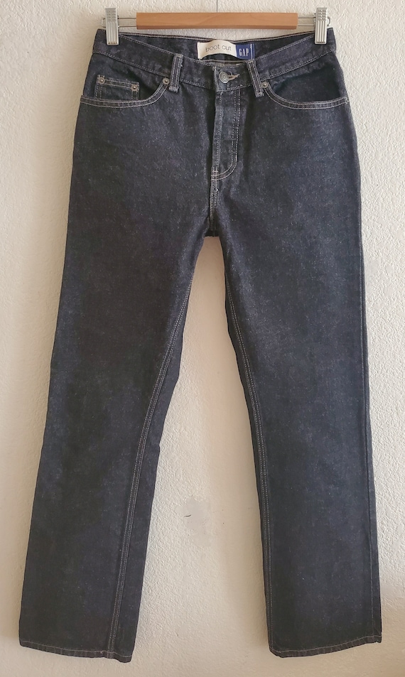 Vintage Gap Jeans Black Boot Cut Jeans Made in USA