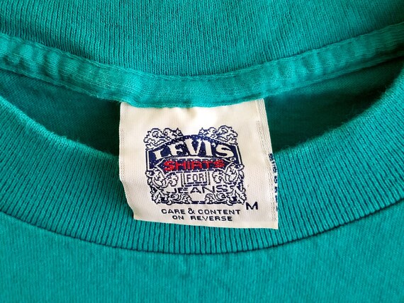 Vintage Levis Shirt Made in USA Button Your Fly 9… - image 8