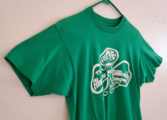 Vintage St Patrick's Day T-Shirt Green Saint Patr… - image 4