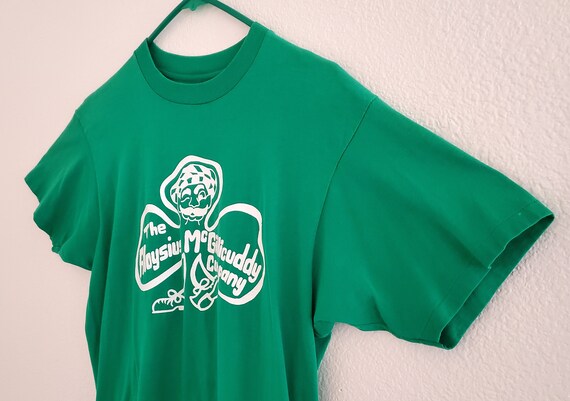 Vintage St Patrick's Day T-Shirt Green Saint Patr… - image 5