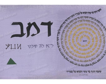 Kabbalah The 72 Names of God are a Powerful Spiritual Tool Jewish Wall Decor -דמב-