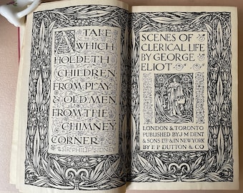 Sceny z życia duchownego George Eliot. Wydanie 3. 1919