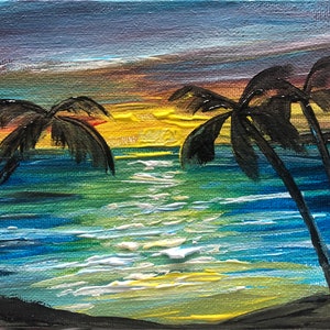 Sun set seascape