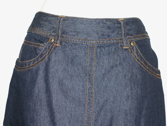 Denim mini skirt size 6 hot sale