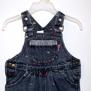 Pantalones vaqueros de mezclilla para niña con bordado de corazón decorado, talla 9 a 12 meses, regalo de San Valentín