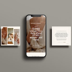 Feminine Collection - Showit Template Canvas Kit with Commercial Rights