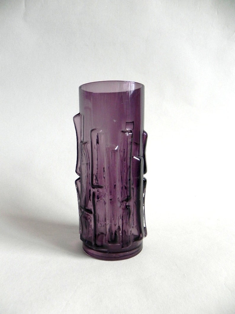 Aseda Bo Borgstrom Glass Company Bamboo Style Textured Bark Etsy