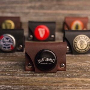 Bottle Cap Pick Pocket guitar pick holders