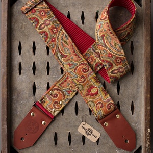 Canyon Deuce Series 2" Casbah Red guitar strap