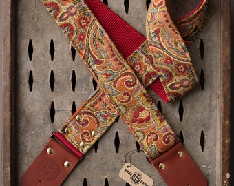 Canyon Deuce Series 2" Casbah Red guitar strap