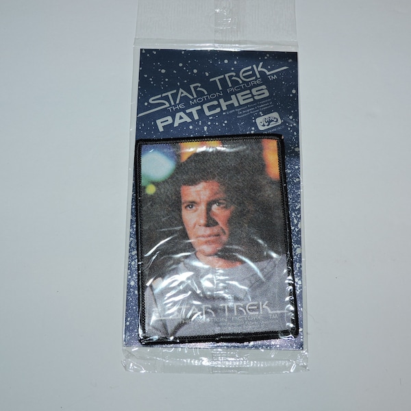 1x 1979 Official Star Trek: The Motion Picture Captain Kirk Clothing Patch