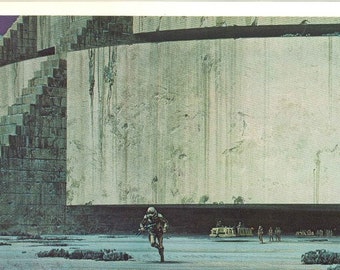 Rebel Soldiers on Yavin Moon 1977 Original Vintage Star Wars Painting Print by Ralph McQuarrie