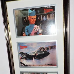 4 x 1980s incorniciato Thunderbirds Set di 4 "x 6" cartoline d'epoca