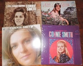 4x Connie Smith Signed Country Music Records Vinyl 12 quot LP Albums