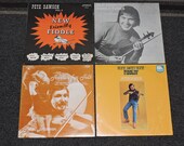 4x Peter Dawson Canadian Fiddle Folk Music Records Vinyl 12 quot LP Albums Lot