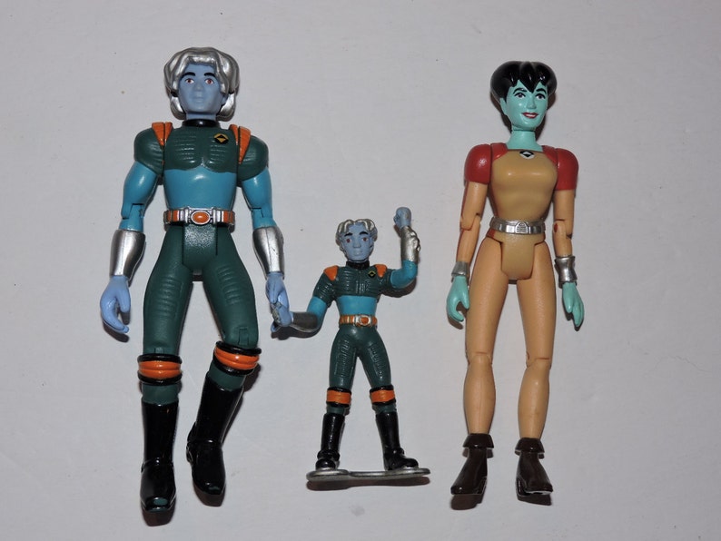 Lot of 3 1995 REBOOT Action Figures Dot Matrix Bob