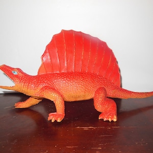 1986 Large Vintage Spinosaurus Rubber Dinosaur Toy