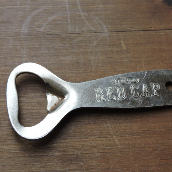 Carling Red Cap Vintage Metal Beer Bottle Opener