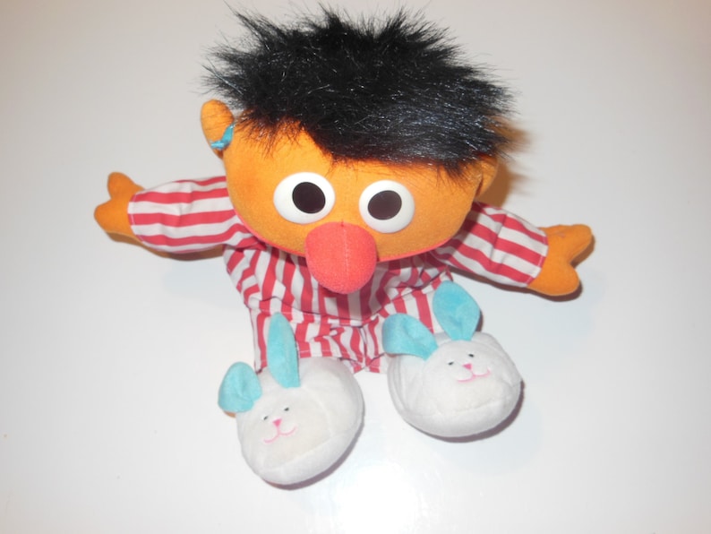 Sleep 'N Snore Ernie Vintage Talking Sesame Street Toy Etsy