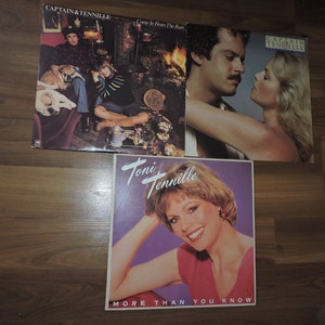 3x Captain & Tennille Vinyl Records - Come In From The Rain, Make Your Move, More Than You Know (Toni Tennille) 12&quot; Vinyl Records