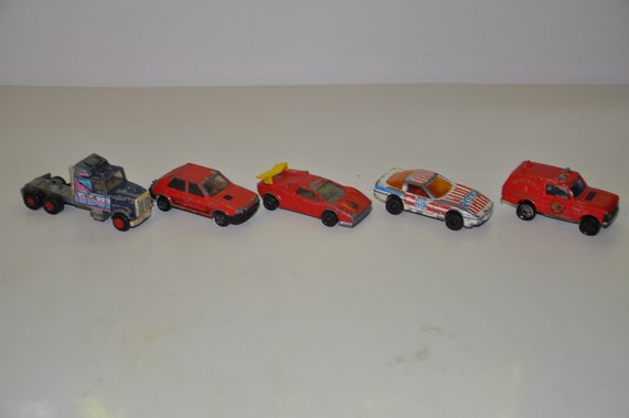 Lot of 5 Majorette Vintage Die-cast Cars Vehicle Toys 