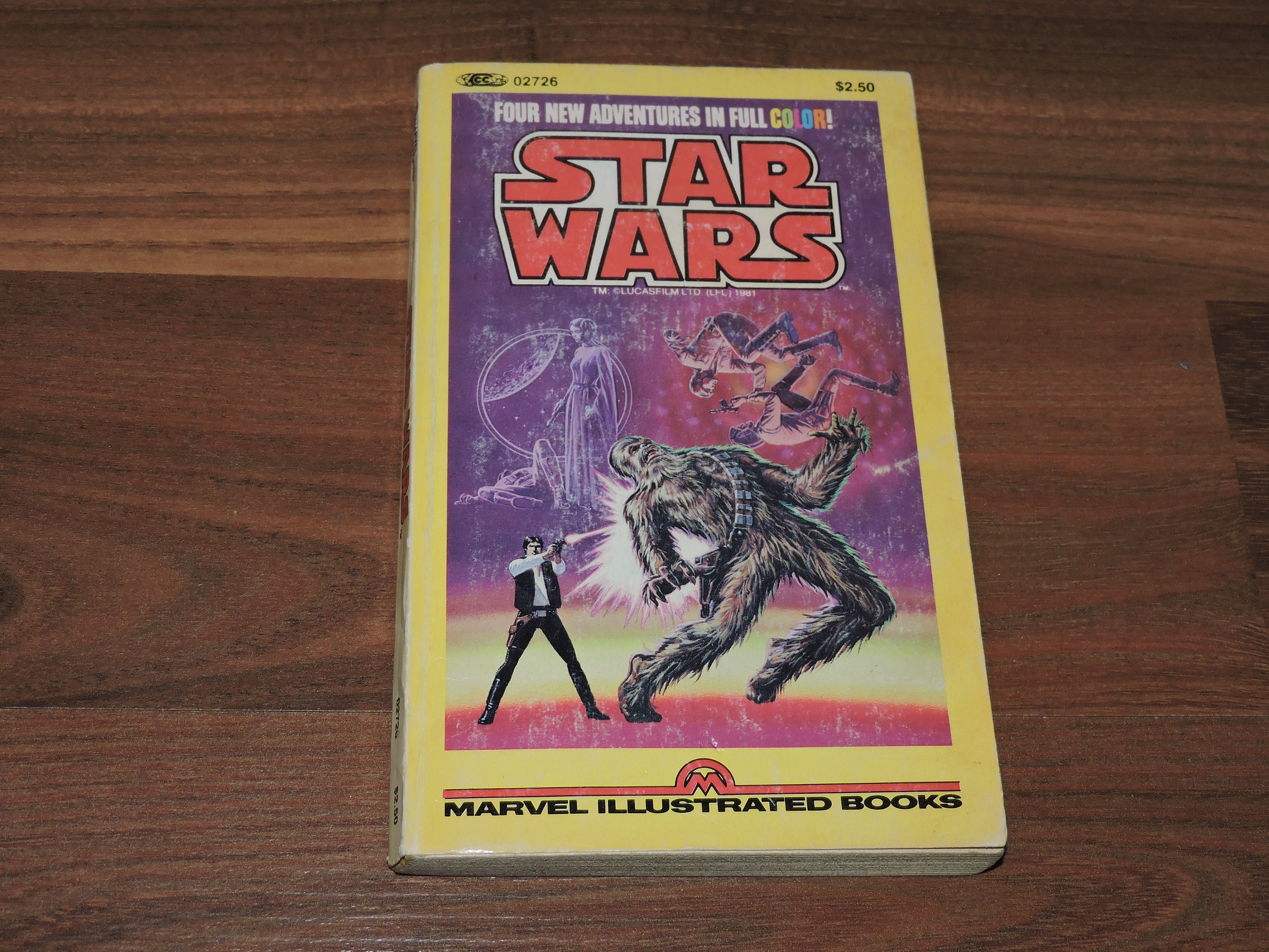 1st Edition 1981 Star Wars Marvel Illustrated Books #1 Four New
